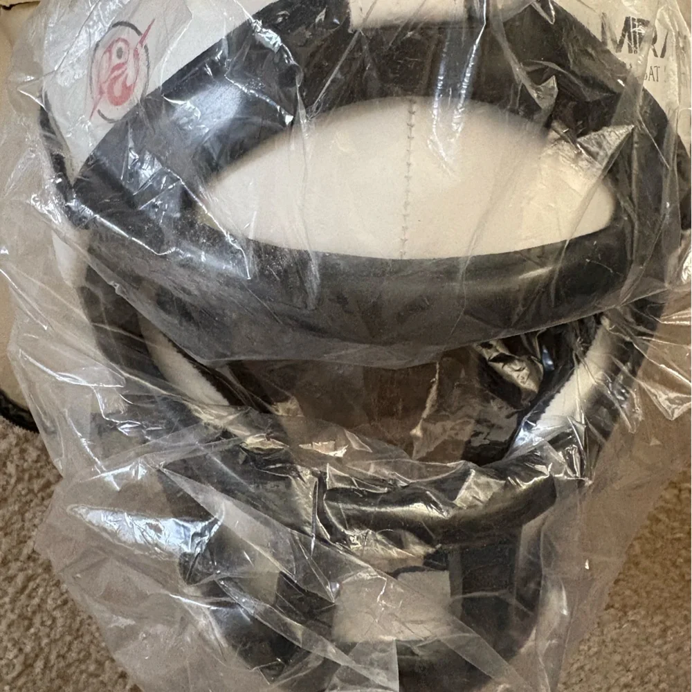 Black and White Head Guard with Face Shield size XS